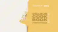 Ergolain un Sedus “Colour Cookbook” 2025 prezentācijas vizuālis ar Viļņas TV torņa ilustrāciju un pasākuma datumu 2025-11-26.