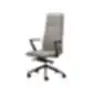 Pilka Line biuro kėdė su porankiais ir ratukais, SITLAND.