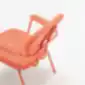 New School Lounge kreslas koralų raudonos spalvos iš MDD